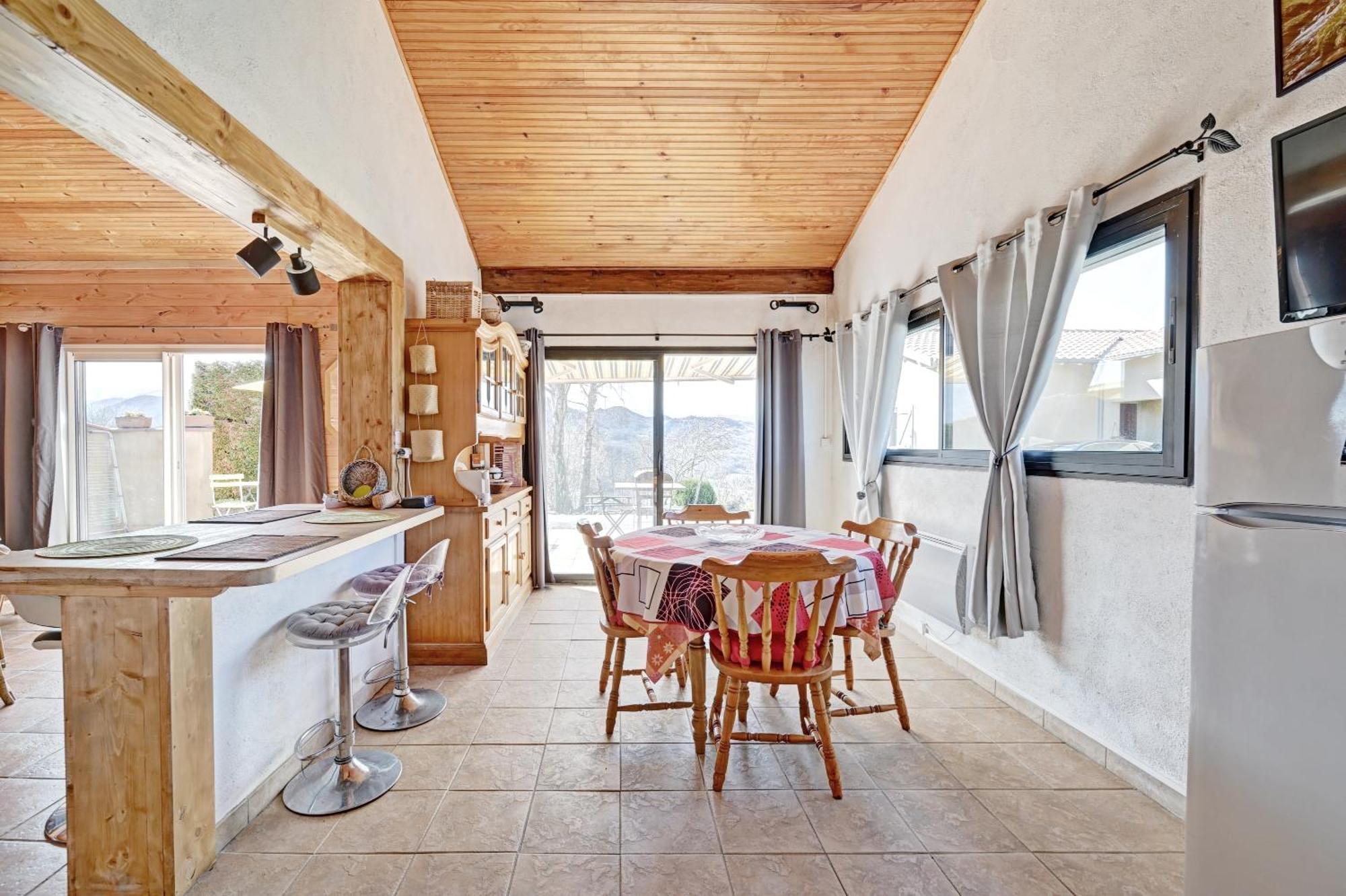 Вилла Maisonnette A La Campagne Ariege Сен-Жирон Экстерьер фото