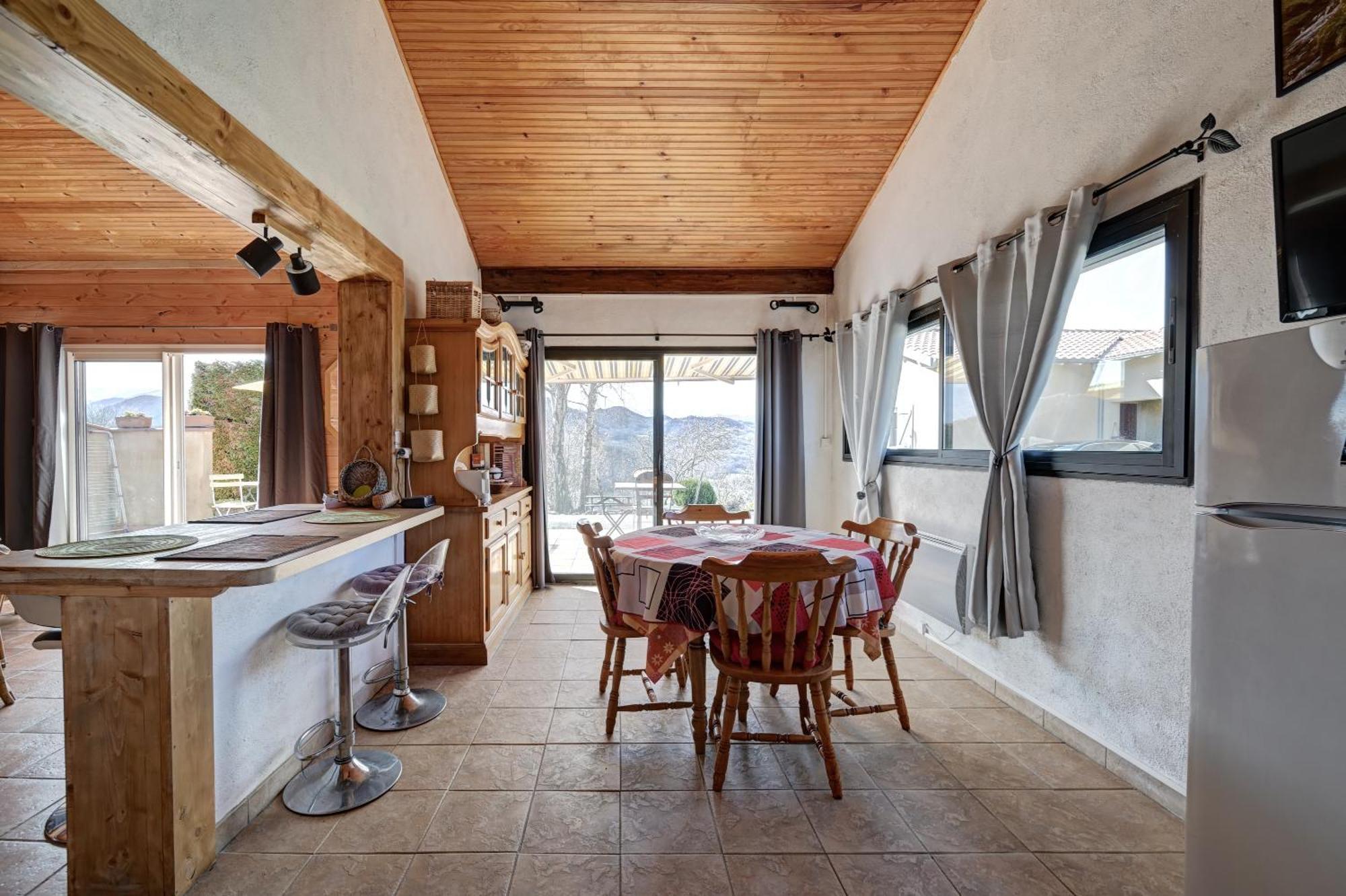 Вилла Maisonnette A La Campagne Ariege Сен-Жирон Экстерьер фото